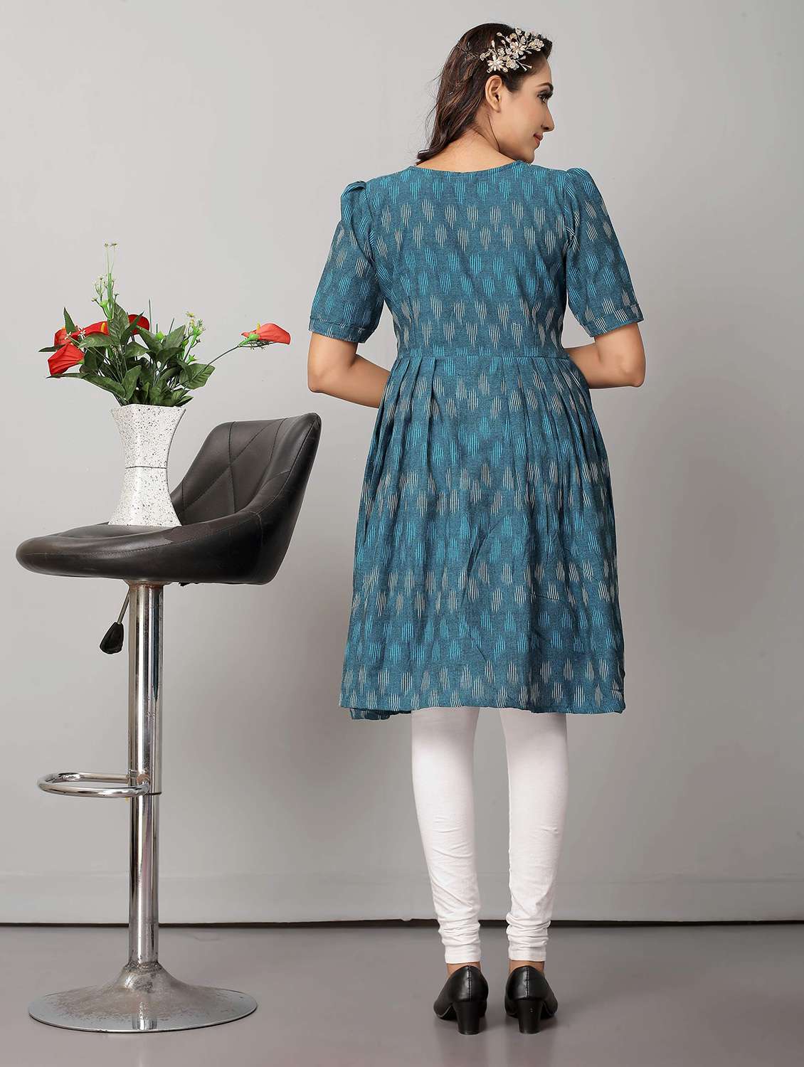 women printed a-line kurta - 21031755 - Standard Image - 2
