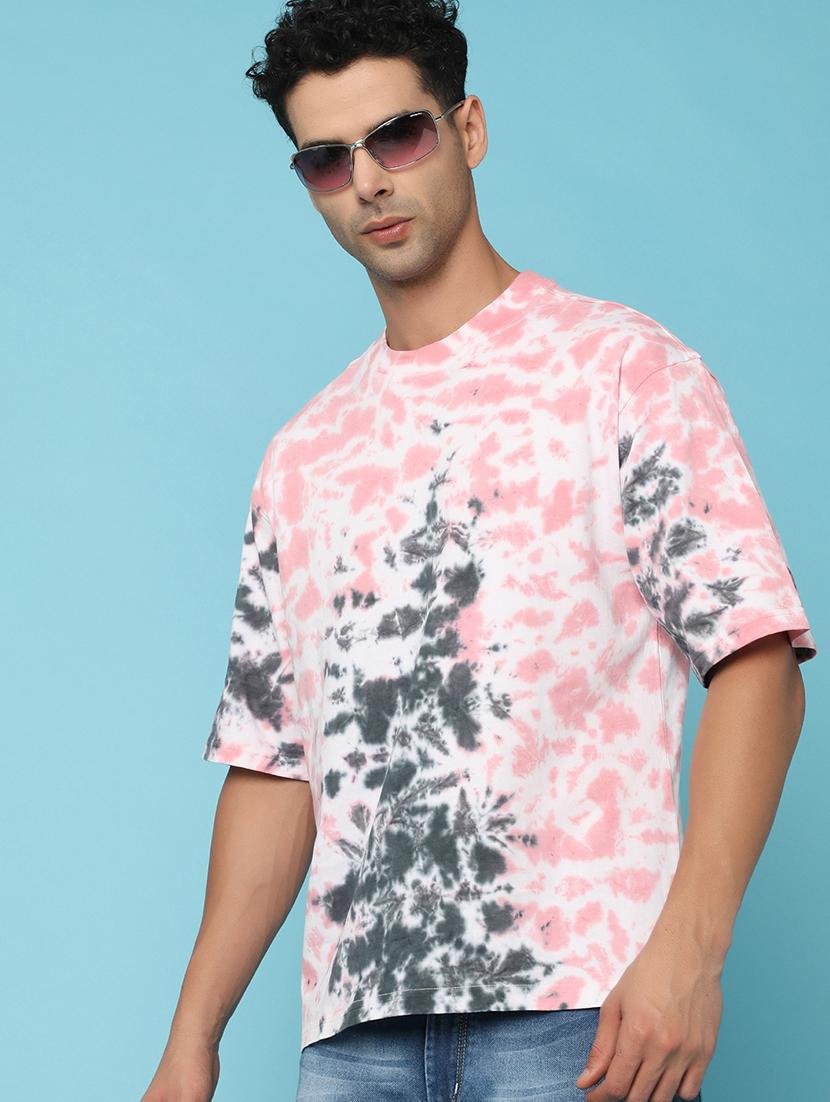 men tie & dye cotton t-shirt - 21031873 - Standard Image - 2