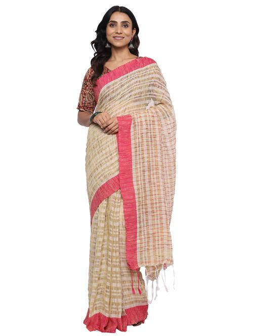 women multi colored fusion saree with blouse - 21032537 -  Standard Image - 0