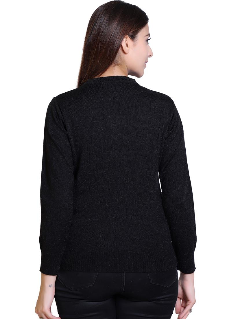black wool pullover - 21033762 - Standard Image - 2