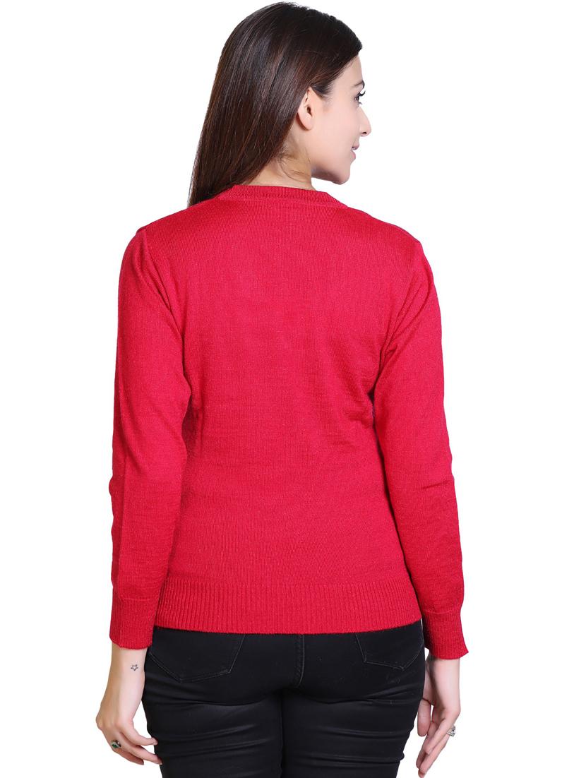 red wool pullover - 21033763 - Standard Image - 2