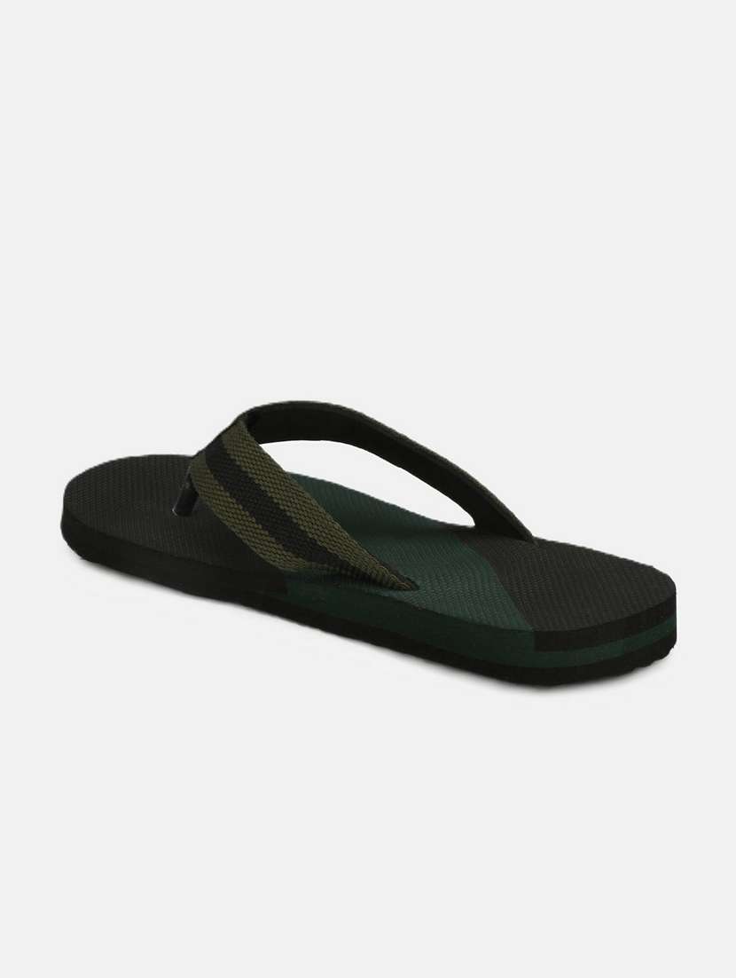 olive color block toe separator flip flops - 21034454 -  Standard Image - 2