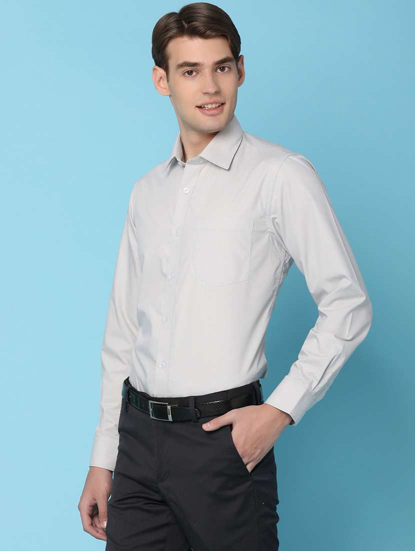 men solid formal shirt - 21034646 -  Standard Image - 2
