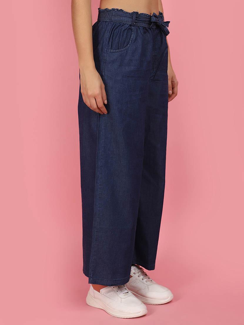 women solid denim jean - 21034653 - Standard Image - 2