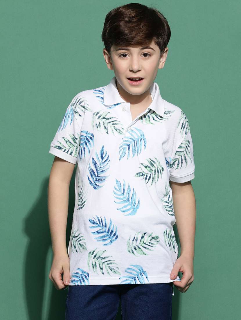 boys short sleeve polo t-shirt