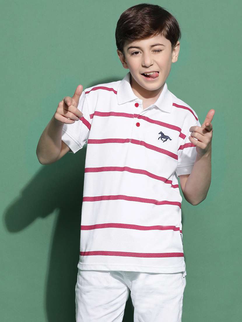boys short sleeve polo t-shirt