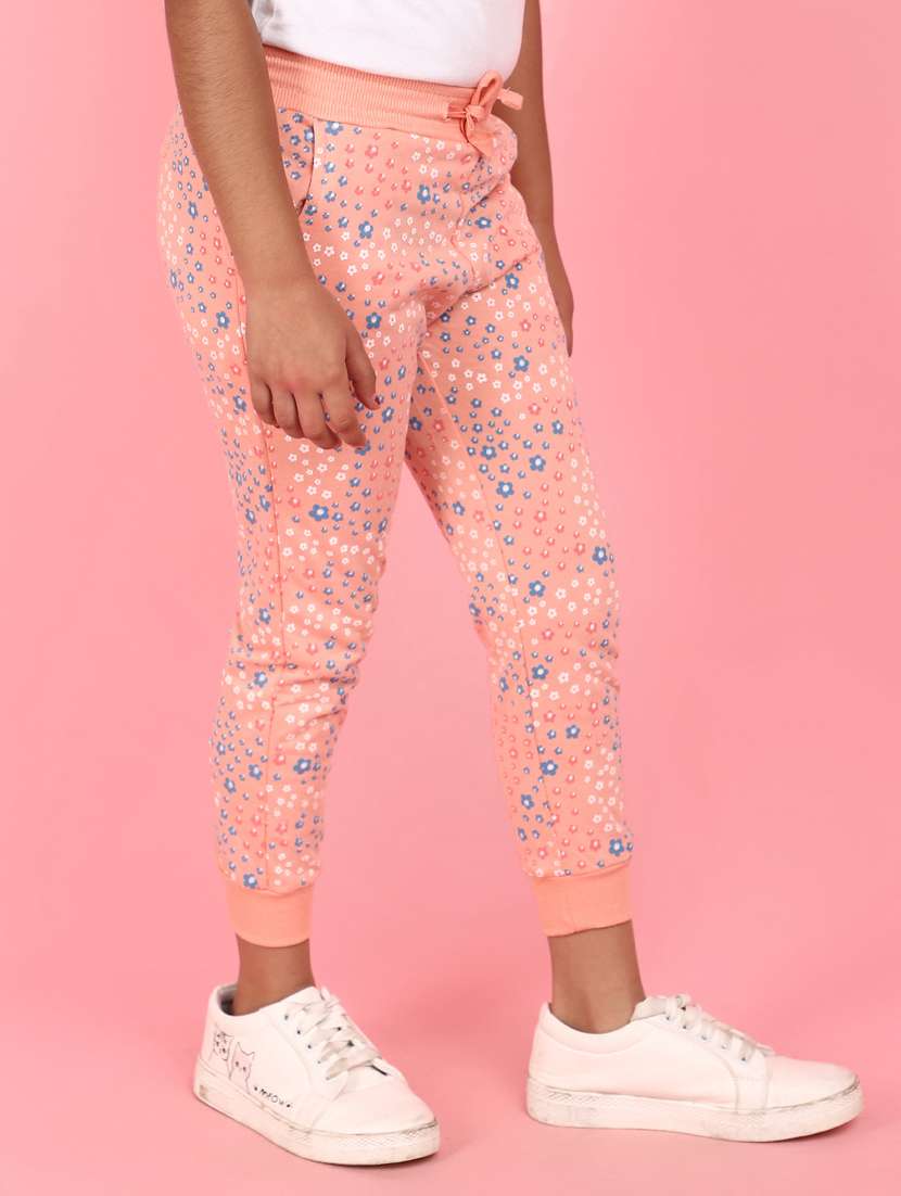 girls printed cotton trouser - 21035024 -  Standard Image - 2