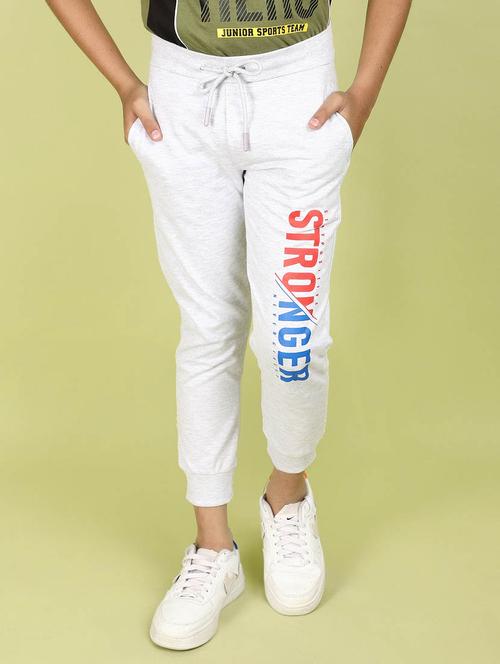 grey cotton joggers trouser - 21035070 - Standard Image - 0
