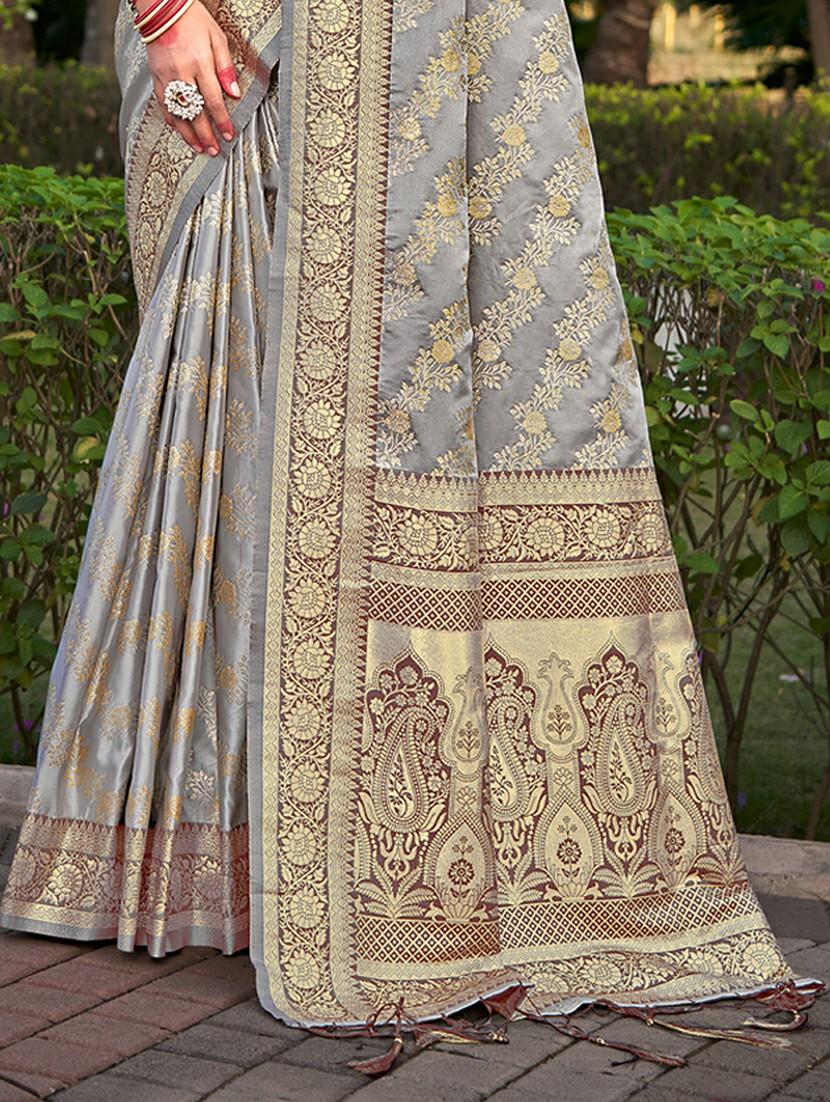 women self design banarasi saree with blouse - 21036471 - Standard Image - 2