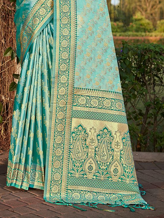women self design banarasi saree with blouse - 21036472 - Standard Image - 2