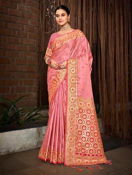 women self design banarasi saree with blouse - 21036475 -  Standard Image - 0