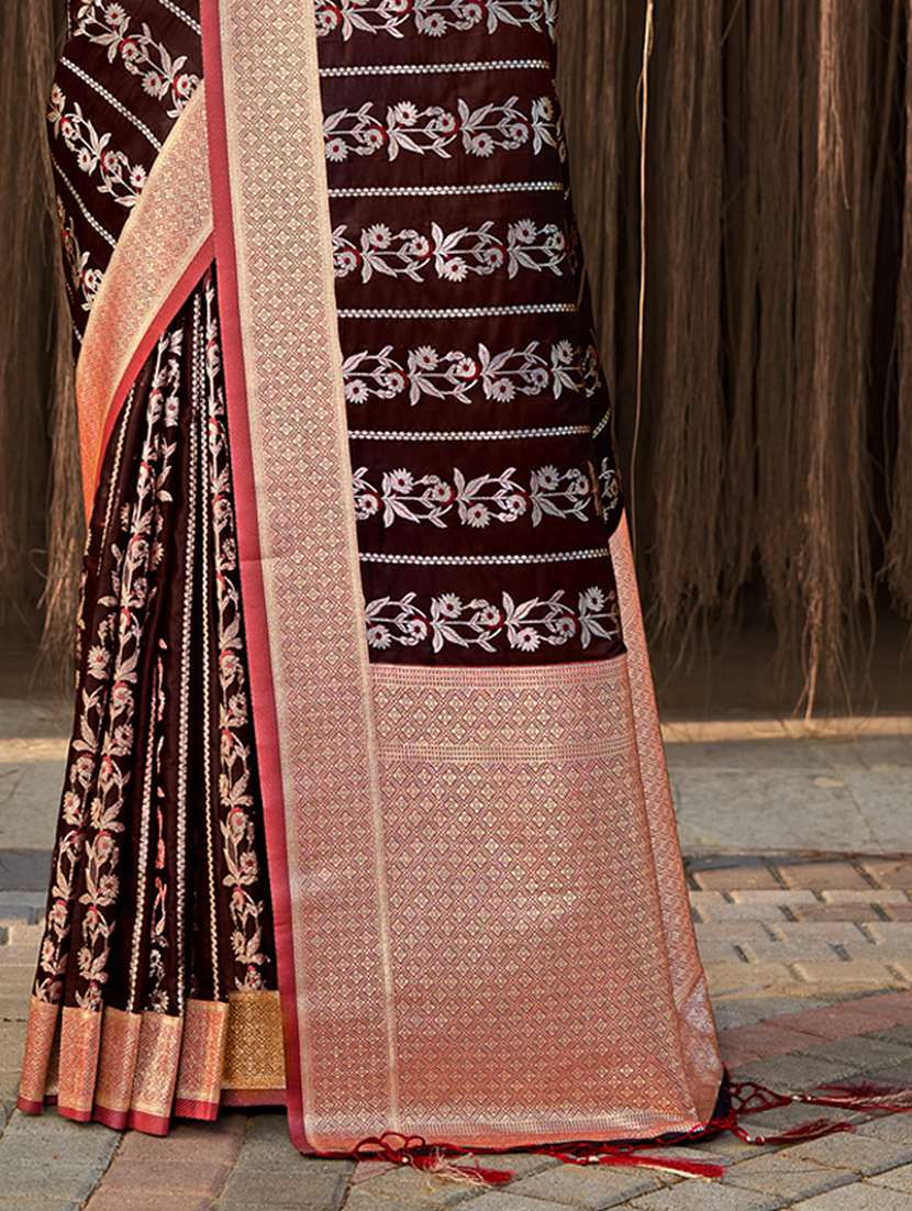 women self design banarasi saree with blouse - 21036488 - Standard Image - 2
