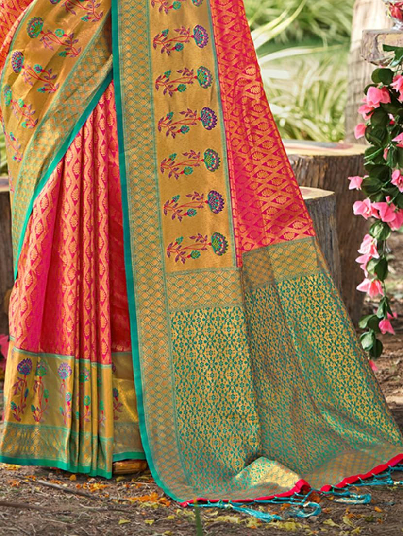 women self design banarasi saree with blouse - 21036494 - Standard Image - 2