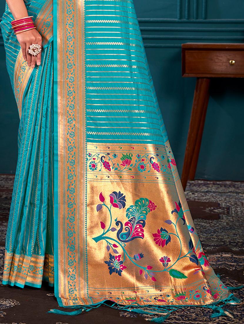 women self design paithani saree with blouse - 21036497 - Standard Image - 2