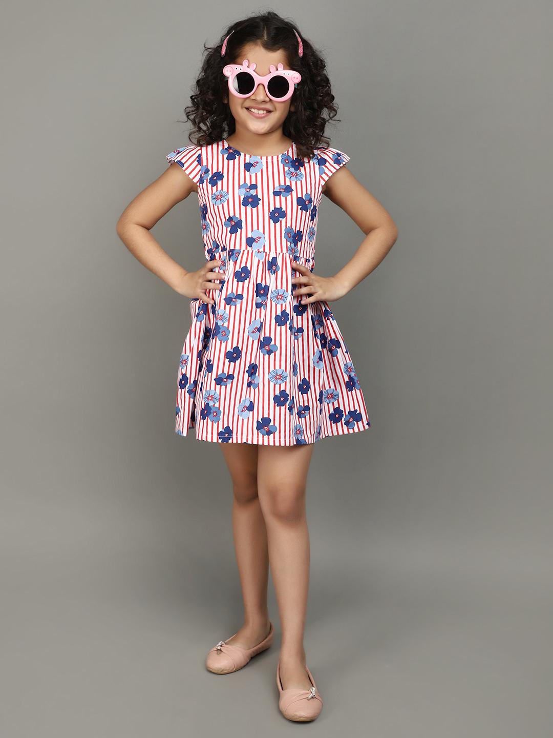 off white cotton frock - 21043546 - Standard Image - 2