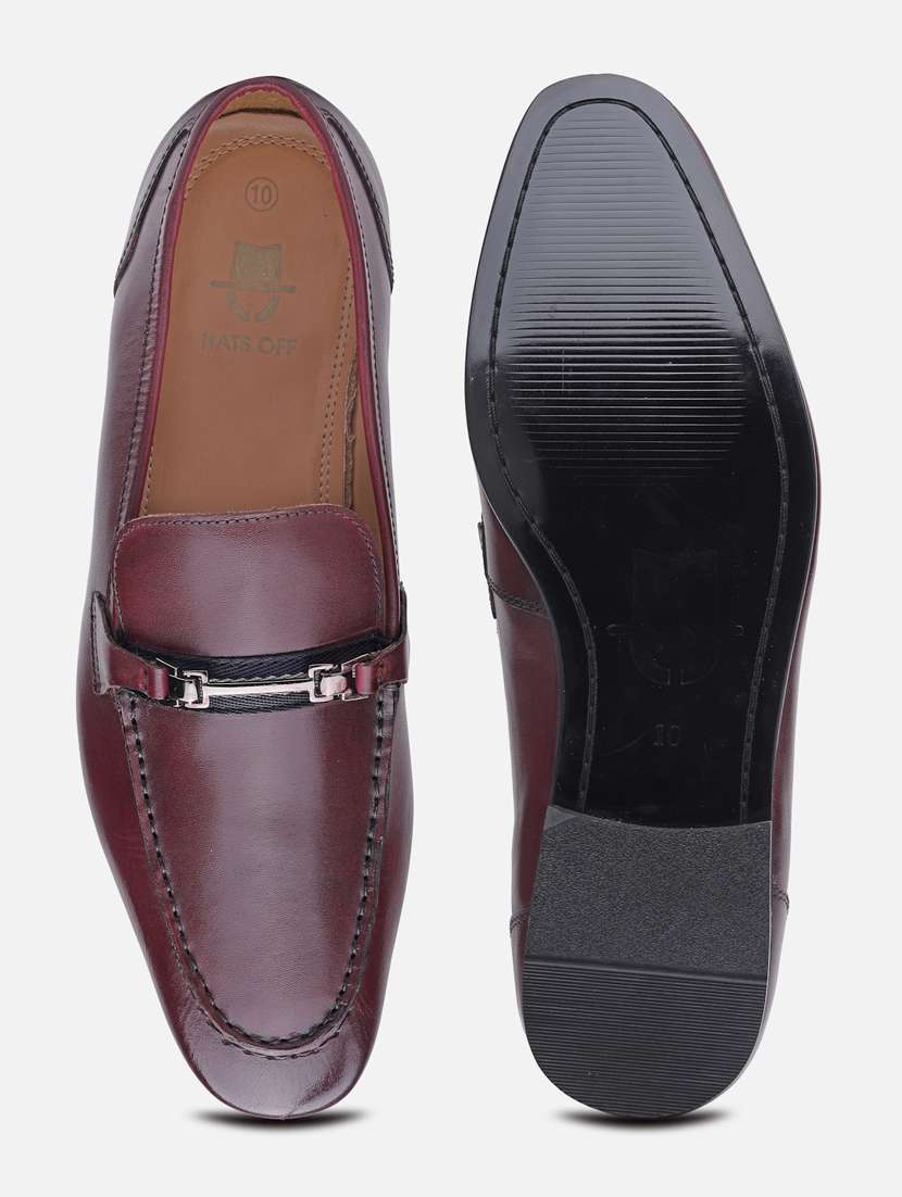 burgundy slip pn loafer - 21047972 -  Standard Image - 7