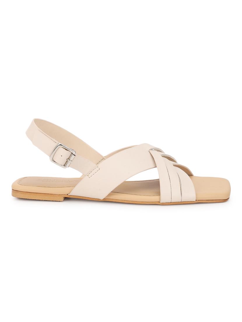 women solid back strap sandal - 21049969 - Standard Image - 2