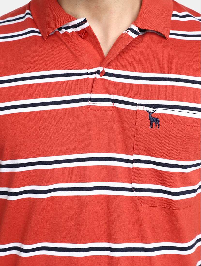 rust poly cotton tshirt - 21051095 -  Standard Image - 7