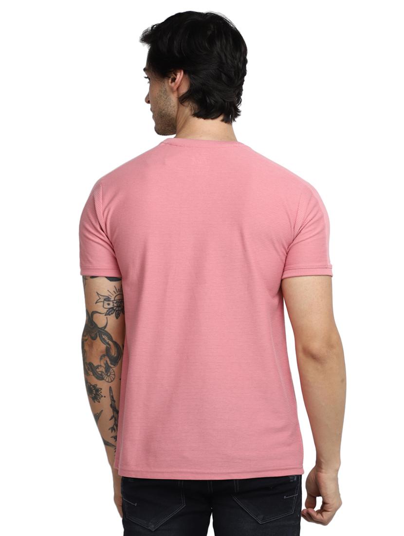 men solid short sleeve slim fit t-shirt - 21051464 - Standard Image - 2