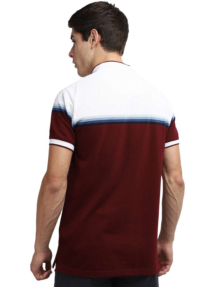 wine poly cotton pique tshirt - 21051642 -  Standard Image - 2