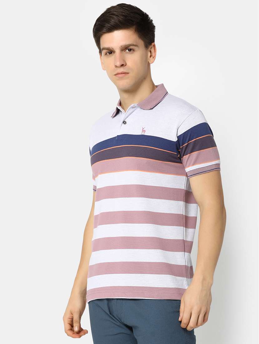 navy blue poly cotton pique tshirt - 21051694 -  Standard Image - 2