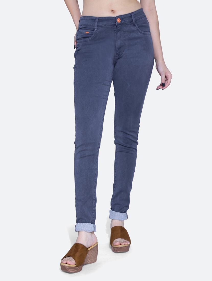 women mid rise plain jean - 21051900 -  Zoom Image - 0