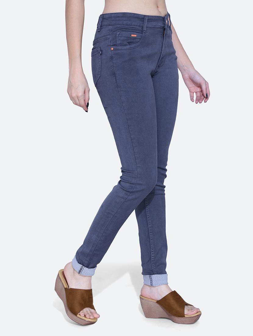women mid rise plain jean - 21051900 - Standard Image - 2