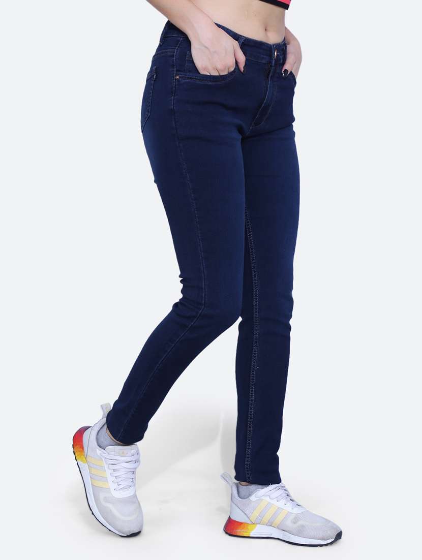 high rise plain jeans - 21052004 -  Standard Image - 2