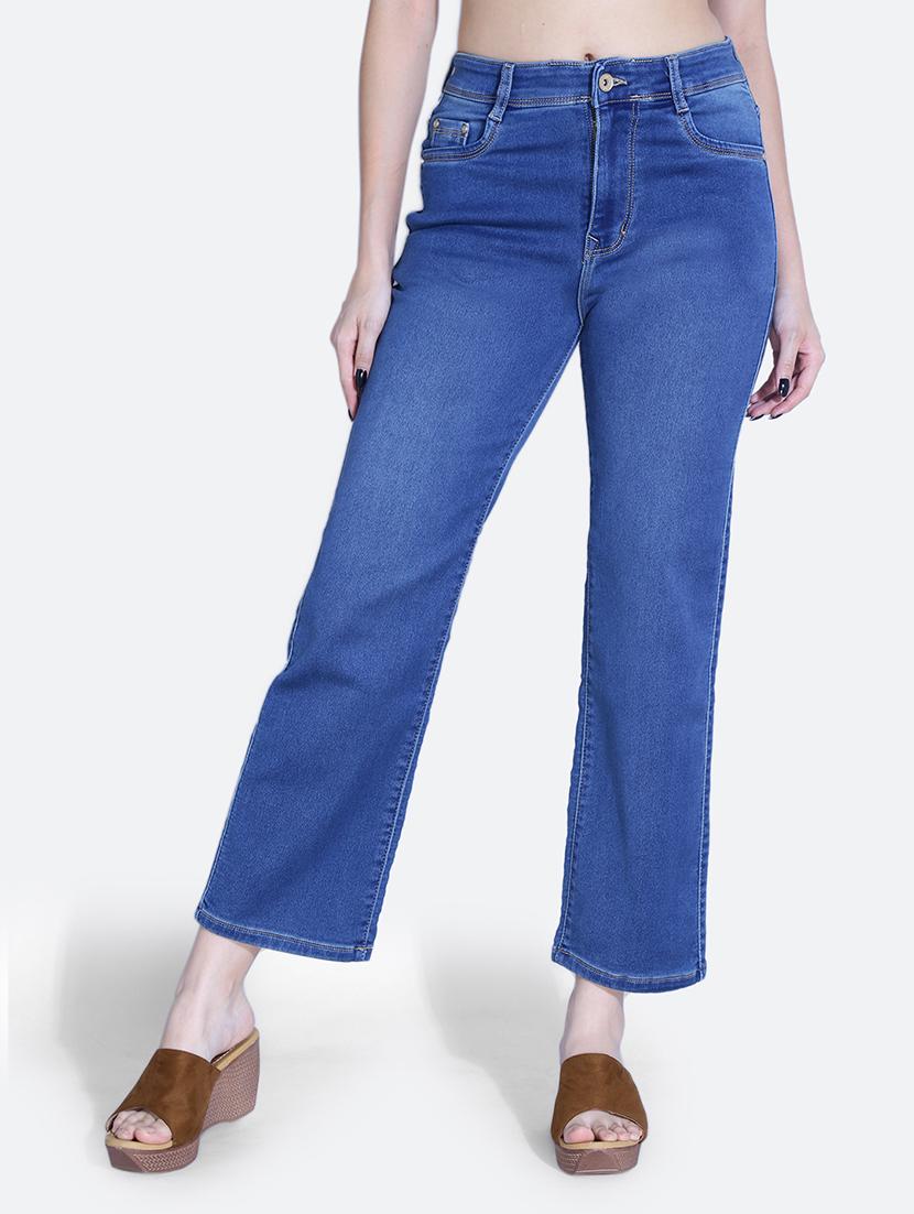 women high rise plain jean - 21052142 - Zoom Image - 0