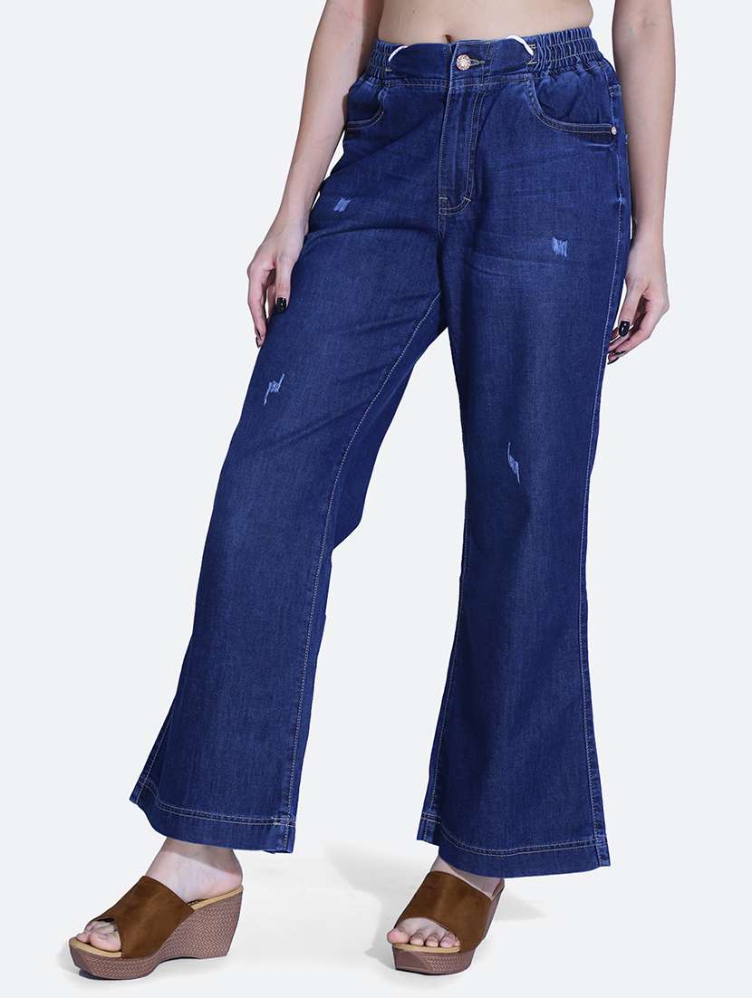 women high rise distressed jean - 21052155 - Standard Image - 2