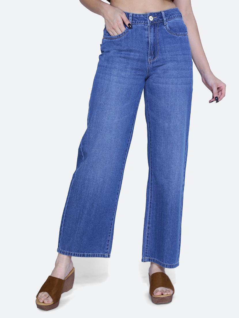 high rise plain jeans - 21052176 - Zoom Image - 0