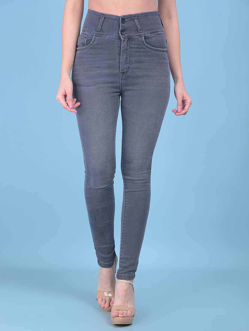 hight rise plain jeans