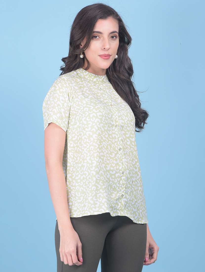 women green printed casual top - 21054976 - Zoom Image - 0