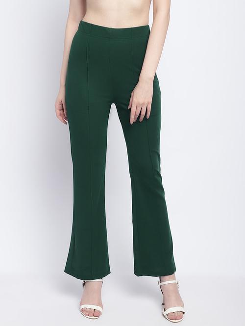 women mid rise bootcut trouser - 21055488 -  Standard Image - 0