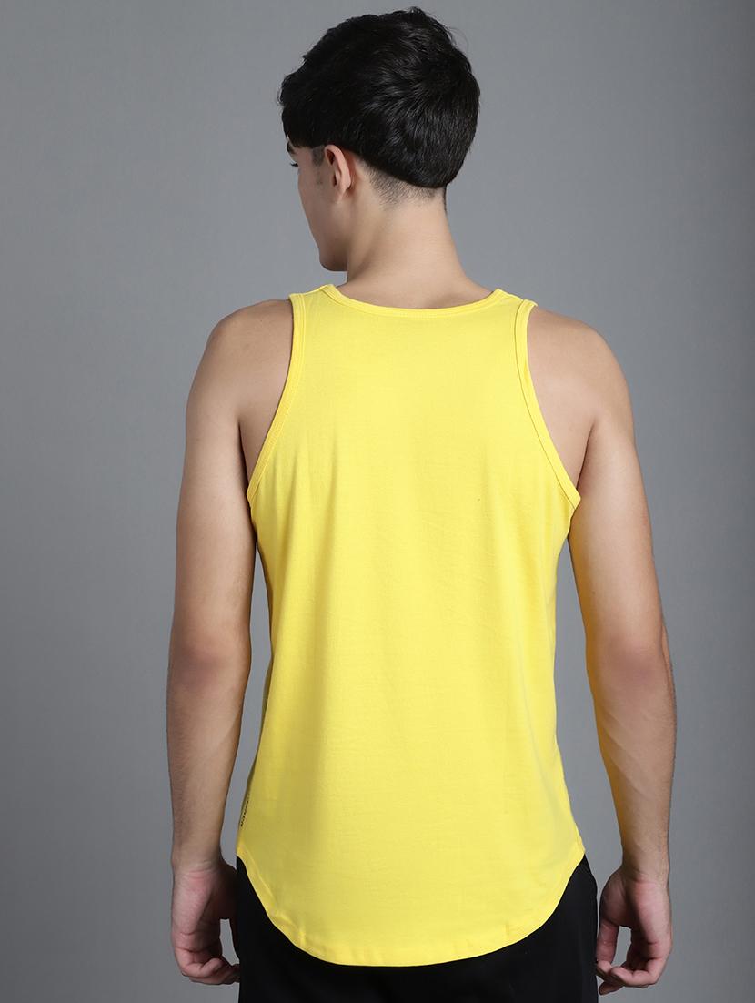 men solid sleeveless vest - 21056050 - Standard Image - 2