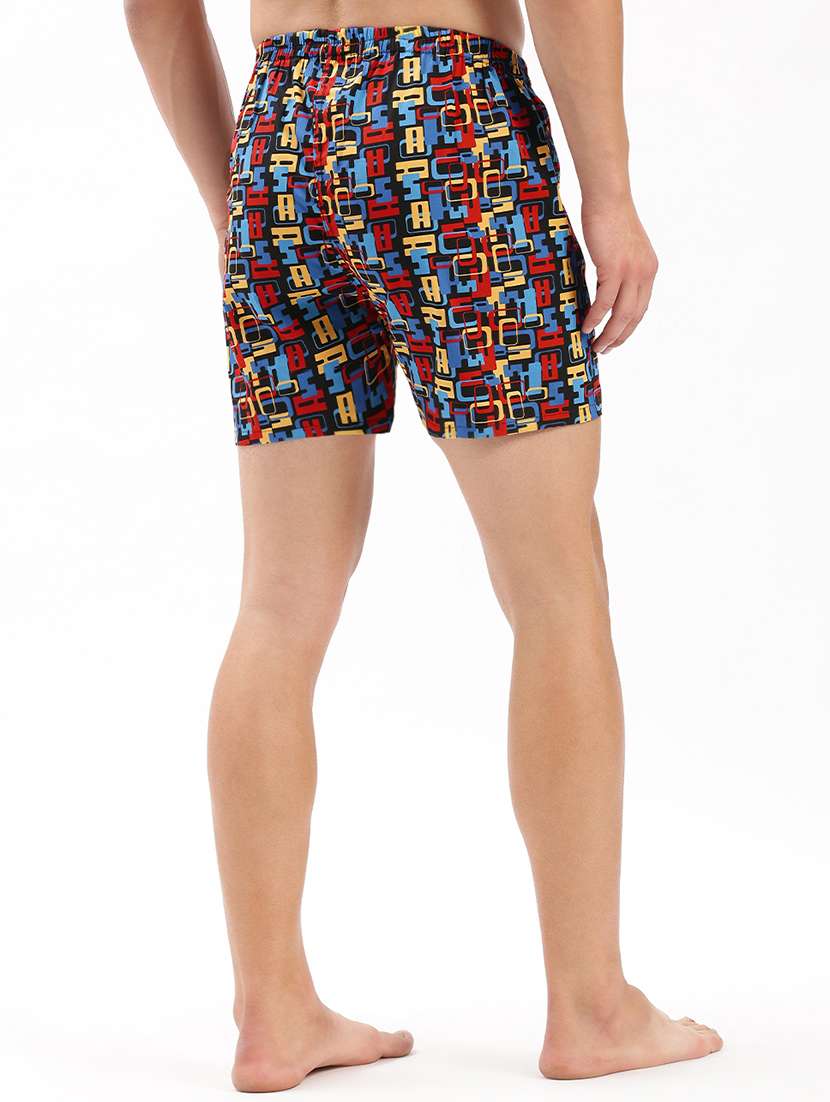 men mid rise printed boxer - 21056134 -  Standard Image - 2