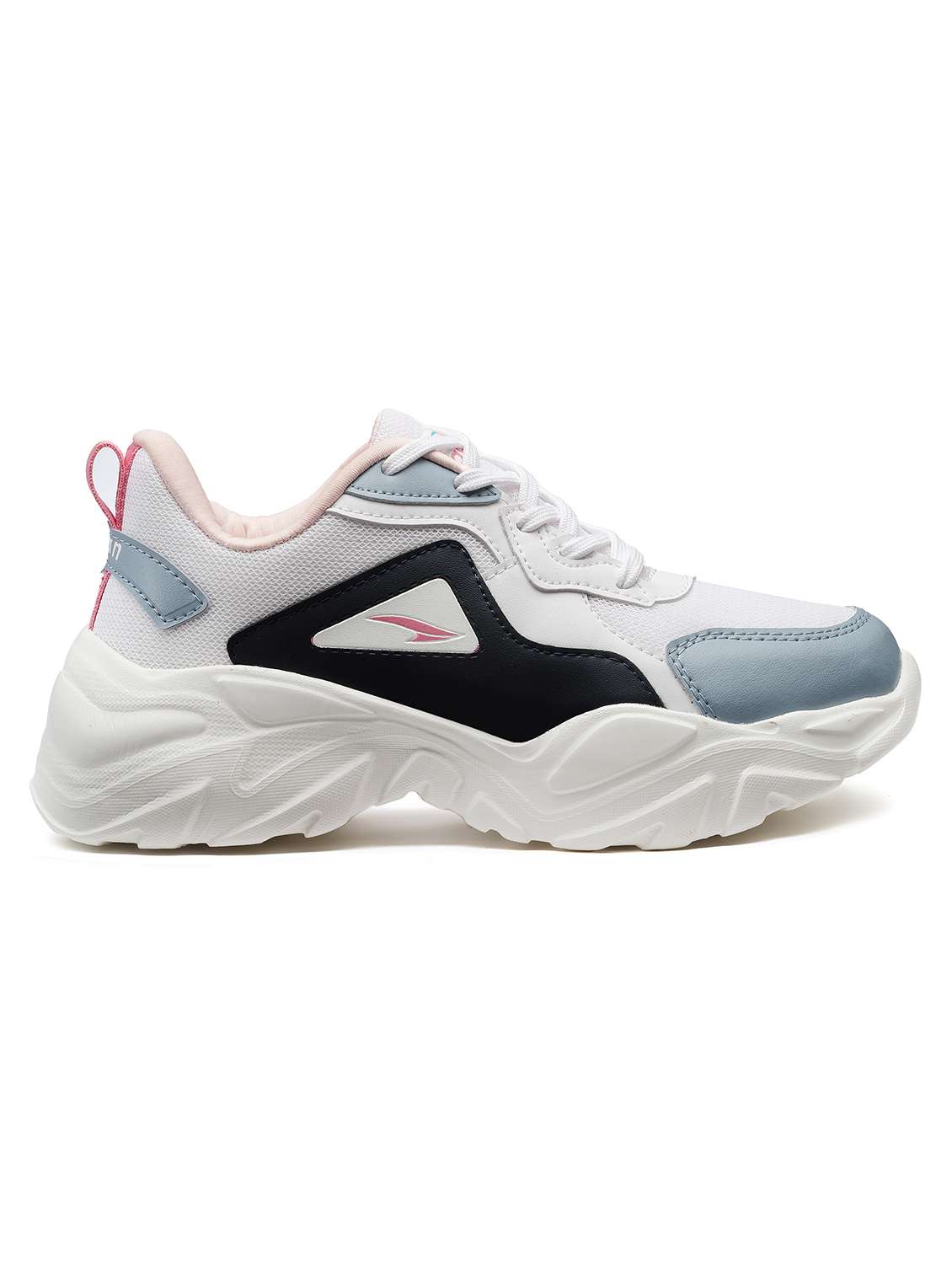 white lace-up sports shoes - 21057197 -  Standard Image - 2