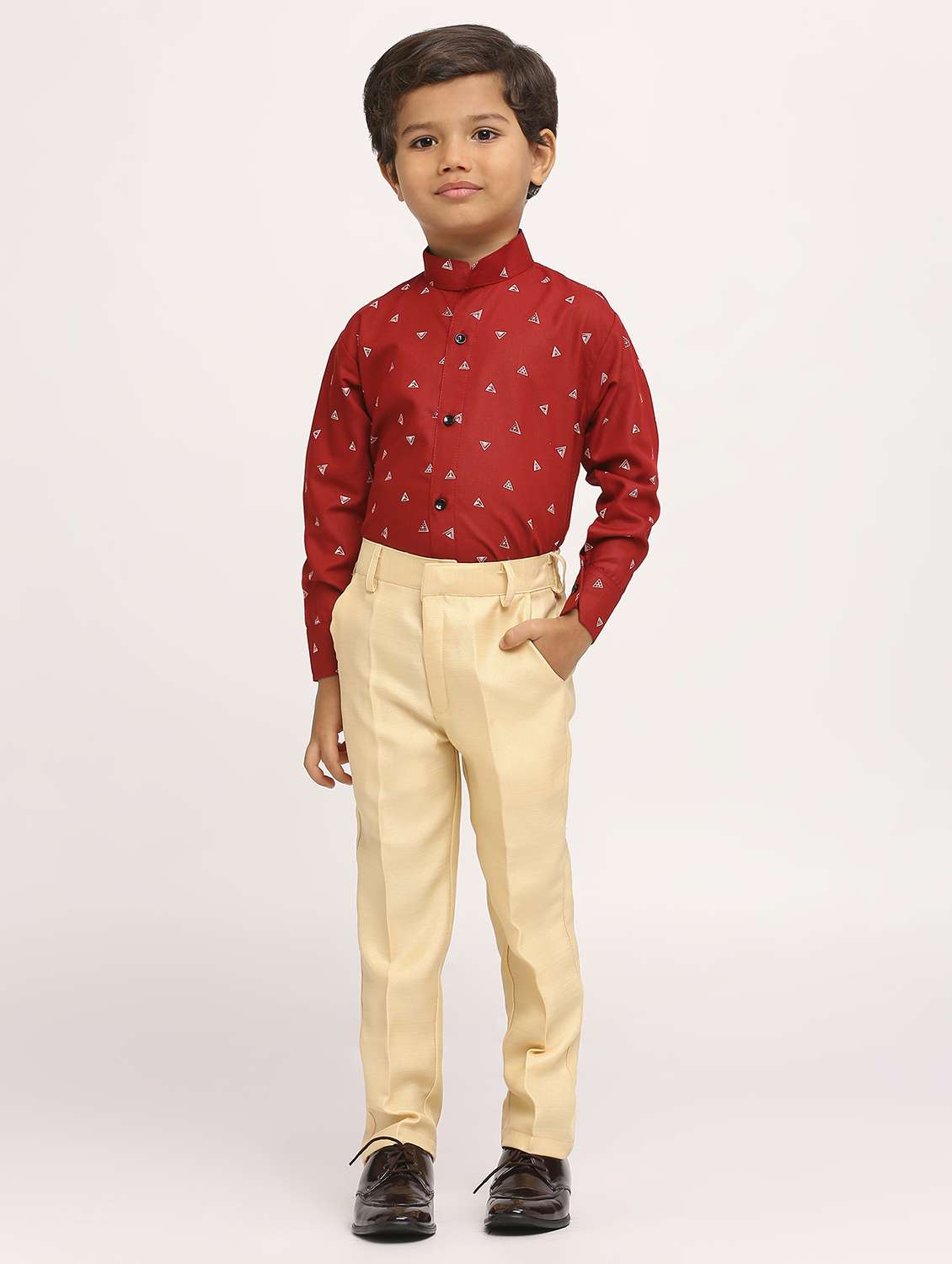 Boys Solid 3 Piece Suit Set