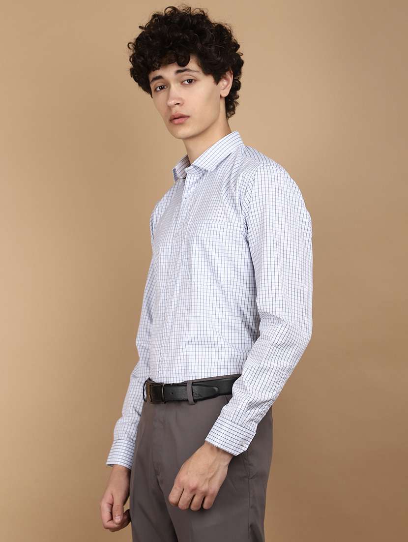 men checkered formal shirt - 21058115 -  Standard Image - 2