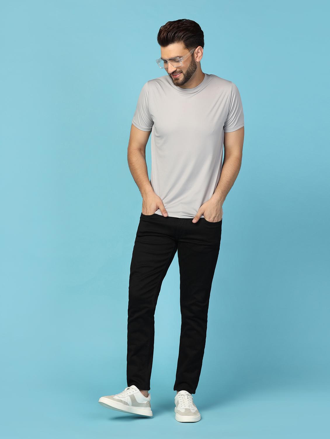 men solid short sleeve t-shirt - 21058935 - Standard Image - 2