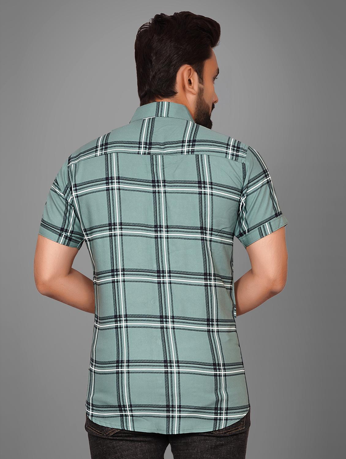 green check casual shirt - 21059130 - Standard Image - 2