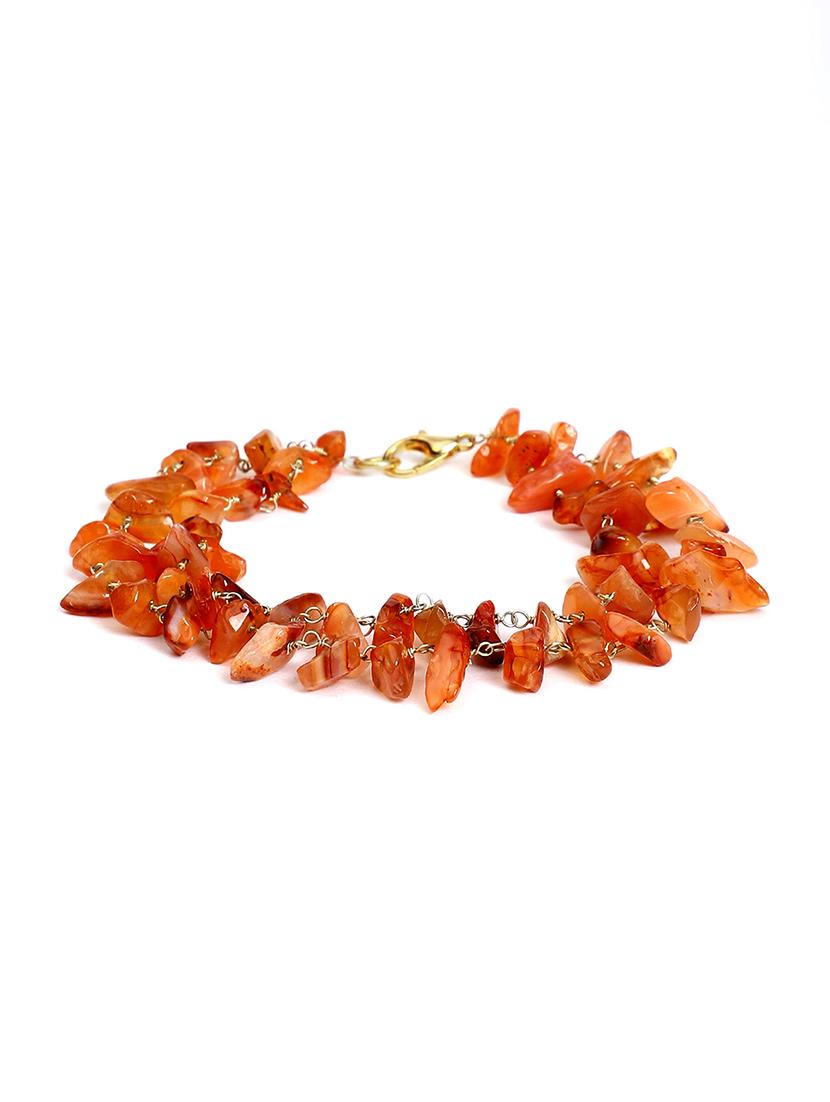 carnelian double layer chain bracelet - 21059229 - Standard Image - 2