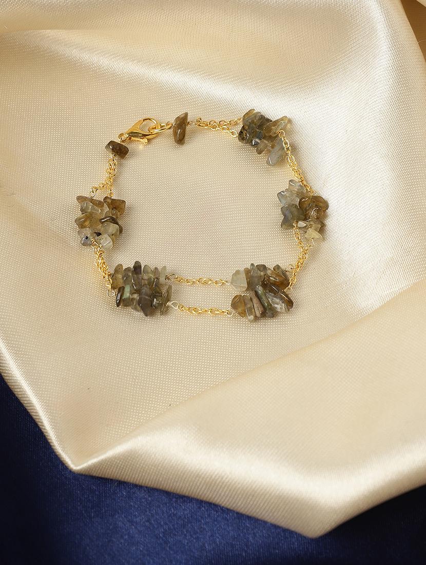 green crystal links bracelet - 21059233 -  Zoom Image - 0