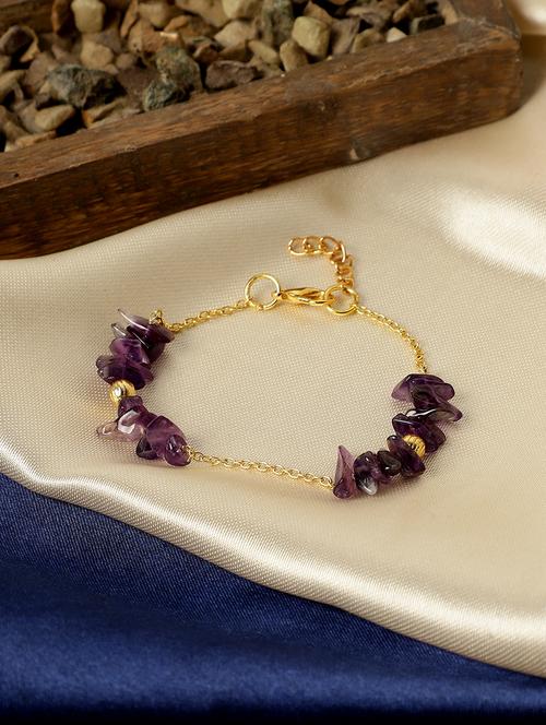 black crystal links bracelet - 21059236 - Standard Image - 0
