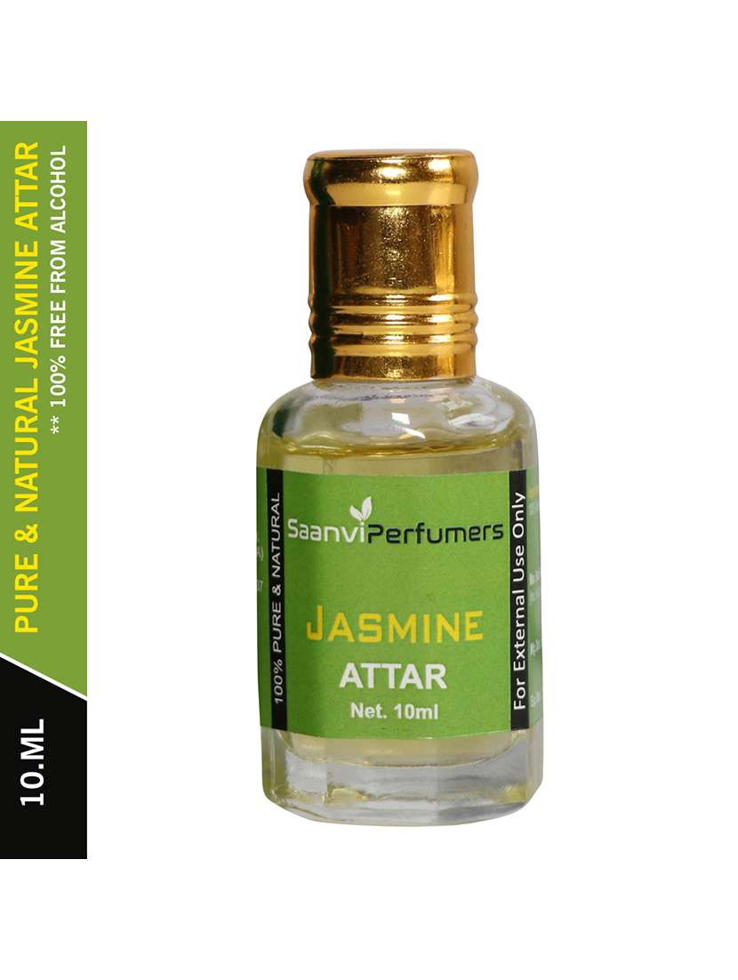 saanvi jasmine attar 0% alcohol with floral fragrance (10ml) 