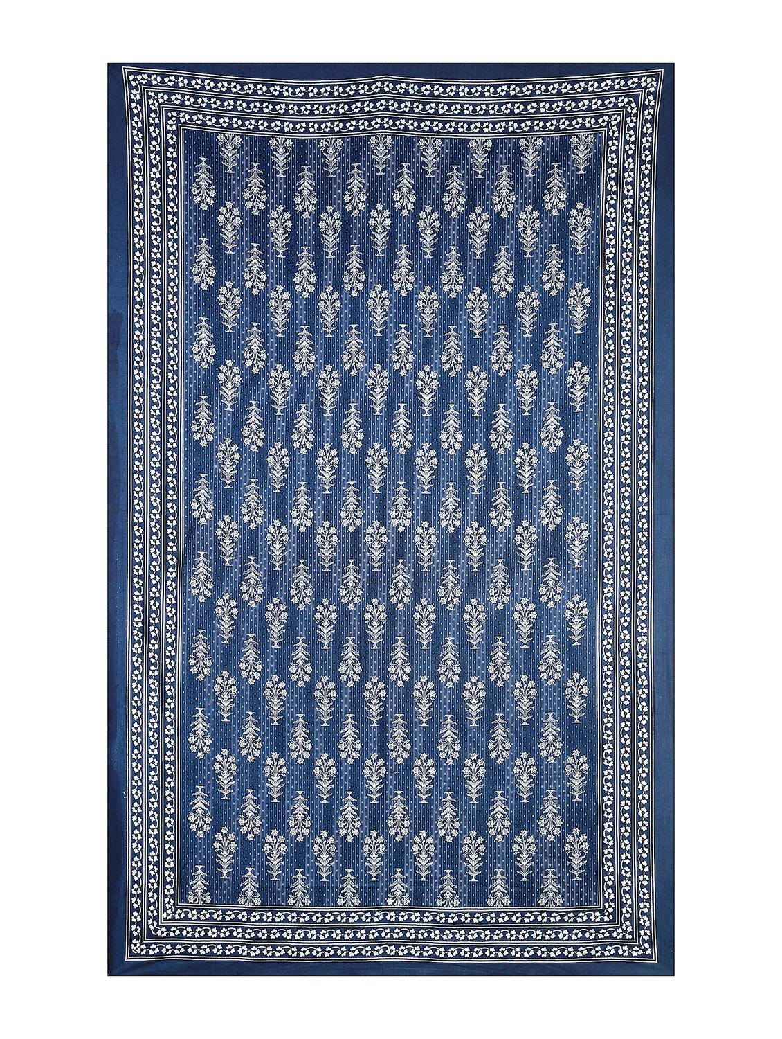texstylers cotton 60 x 90 inches rectangular 6 seater dining table cloth - 21059419 - Standard Image - 2