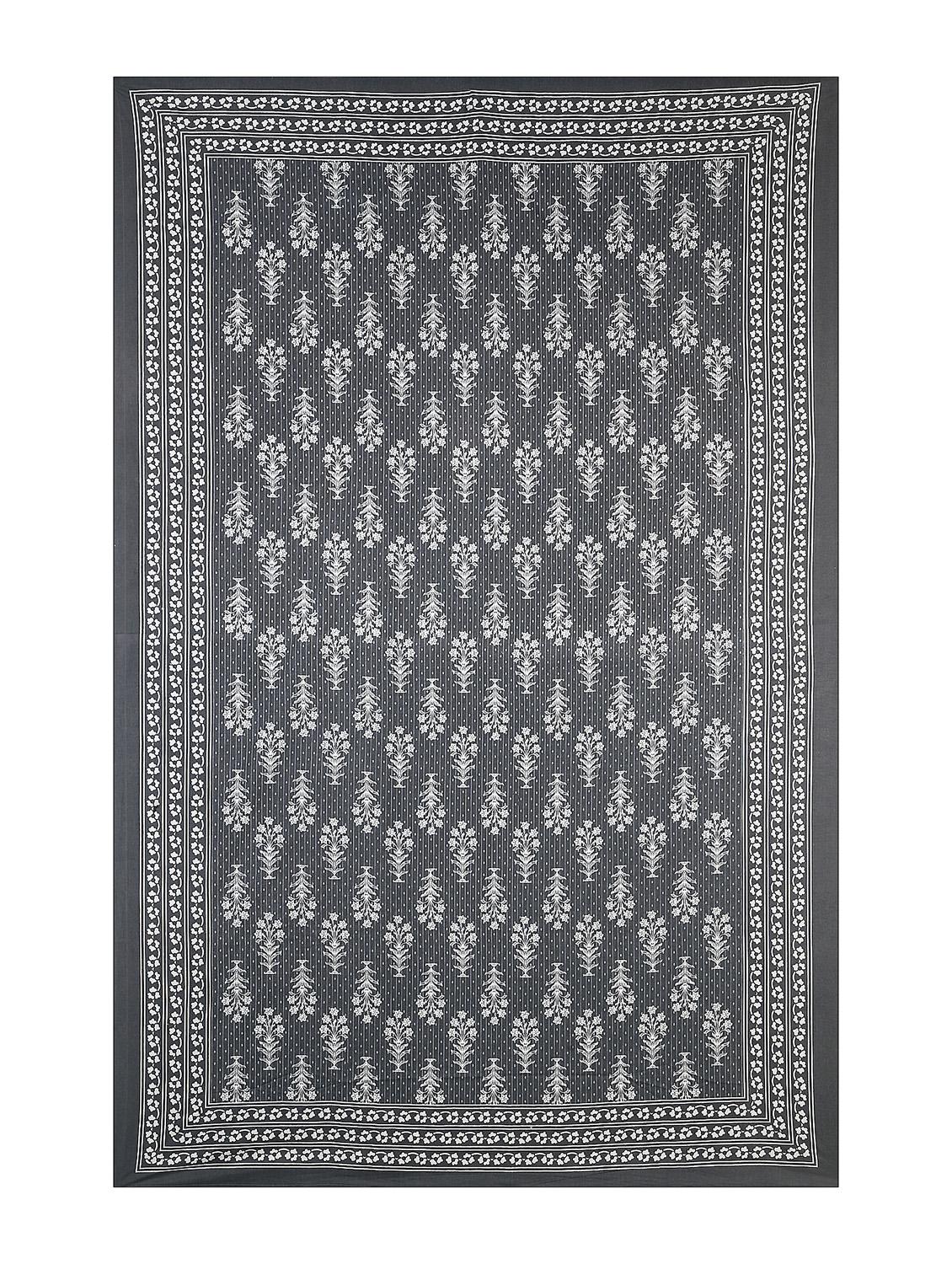 texstylers cotton 60 x 90 inches rectangular 6 seater dining table cloth - 21059421 - Standard Image - 2