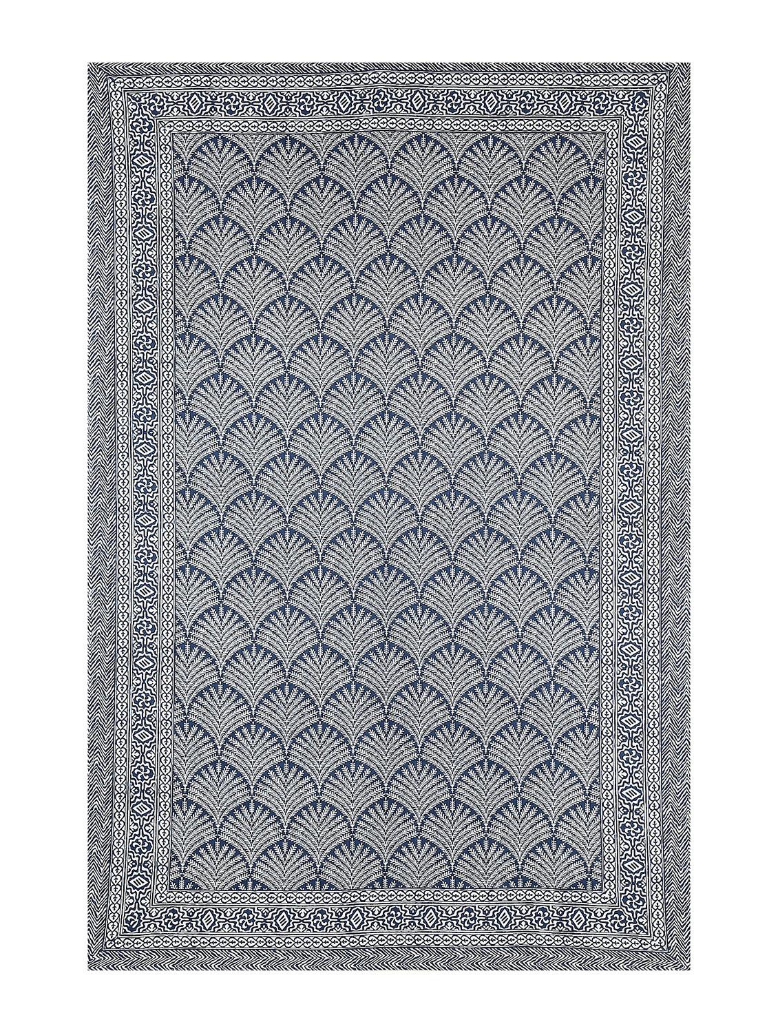 texstylers cotton 60 x 90 inches rectangular 6 seater dining table cloth - 21059422 - Standard Image - 2
