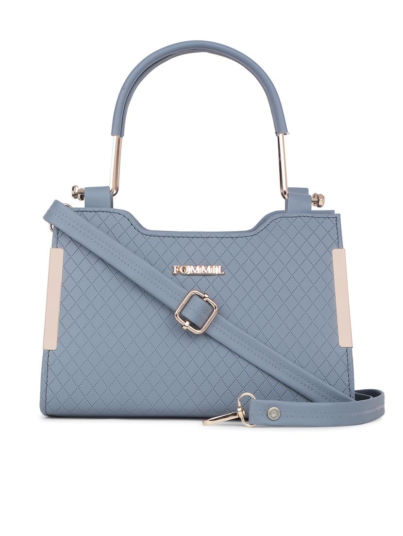grey textured handbag - 21060904 - Standard Image - 2
