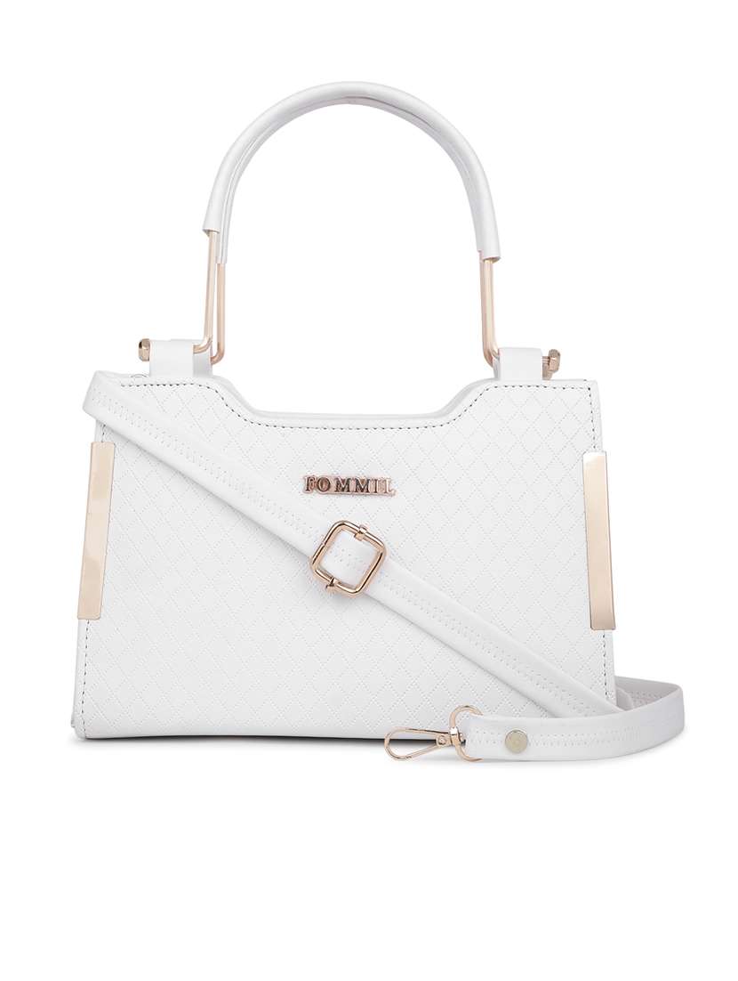 white textured handbag - 21060906 - Standard Image - 2